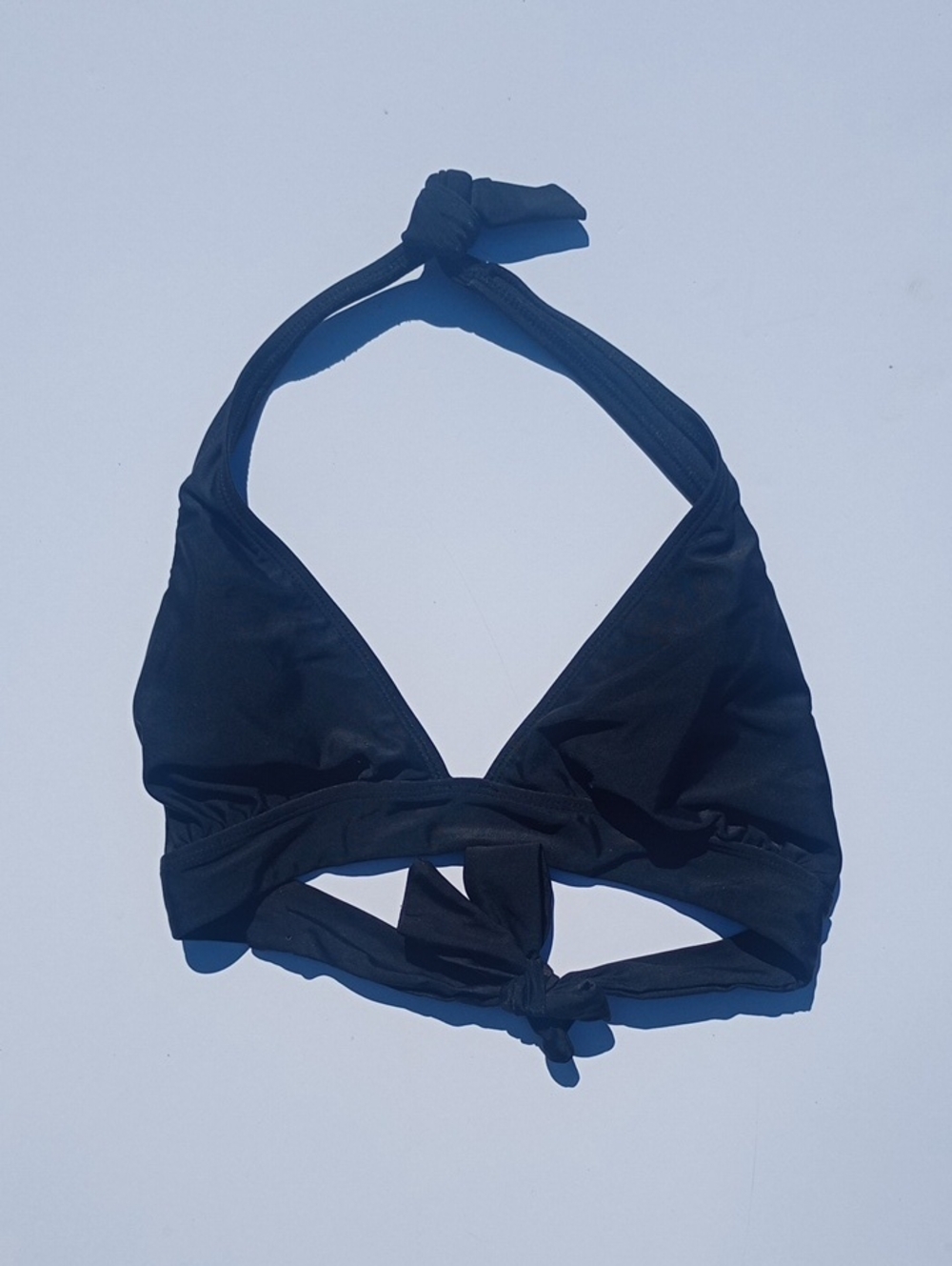 Medium Women's Old Navy Triangle Padded Halter Bikini Top Vacation Swimsuit Swim